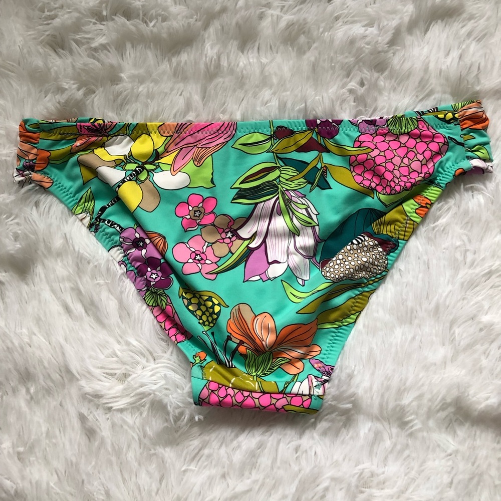 Trina Turk Side Shirred Bikini Swimsuit Bottom - Picture 3 of 7